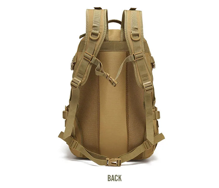 40L Taktischer Reflektiver Rucksack – Militärischer Molle Outdoor Rucksack, Wandern, Camping, Jagd & Reisetasche