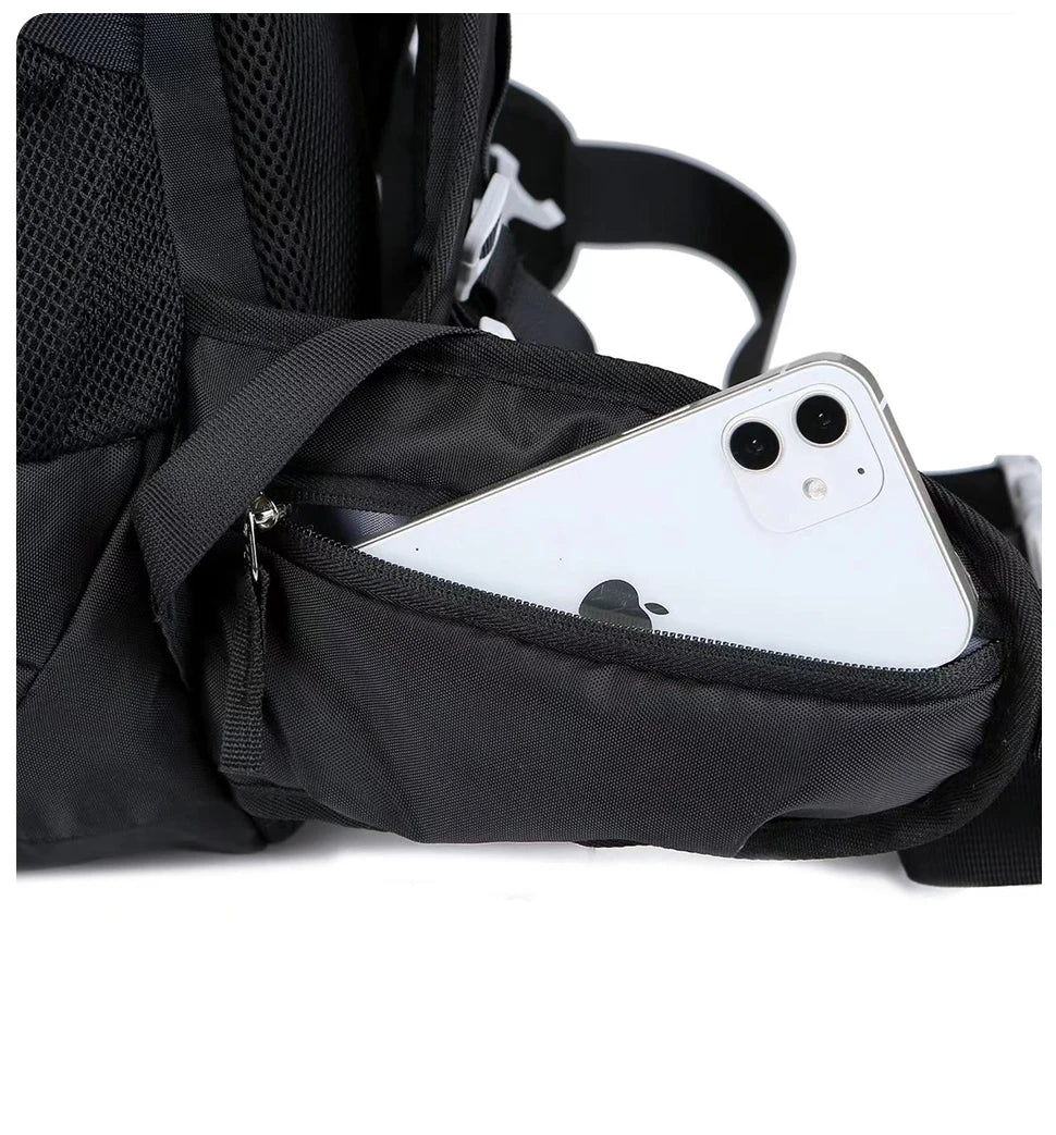 WESTTUNE 50L Wasserdichter Wanderrucksack mit Regenschutz – Multifunktionale Outdoor Travel & Mountaineering Tasche