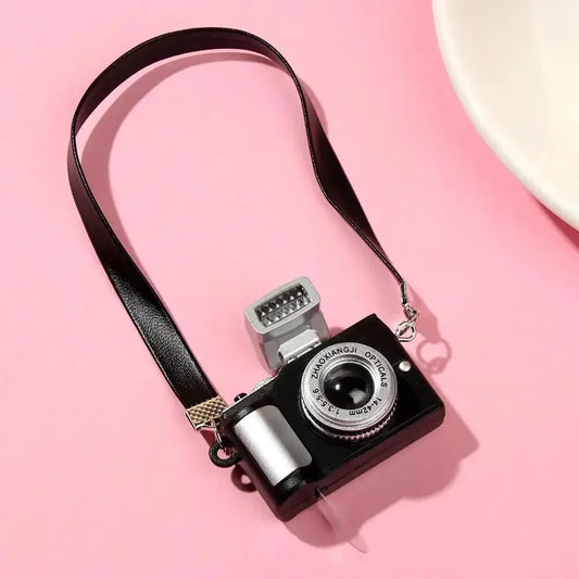 1Pc Miniature Digital SLR Camera for Dollhouse – Doll Accessory for Labubu & Upset Duck Dolls