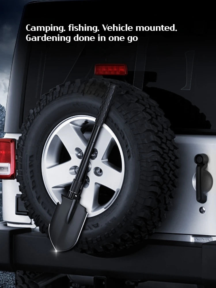 1PC Outdoor Faltbare Camping Shovel – Multifunktionales Wandern Entrenching Tool, Portable Garden & Survival Shovel