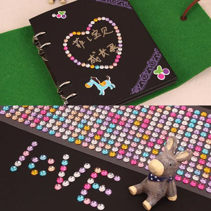 1040/900/504St Acryl Bohrer DIY Kristall Strass Selbstklebende Aufkleber für Telefonhüllen, Karten und Handwerk