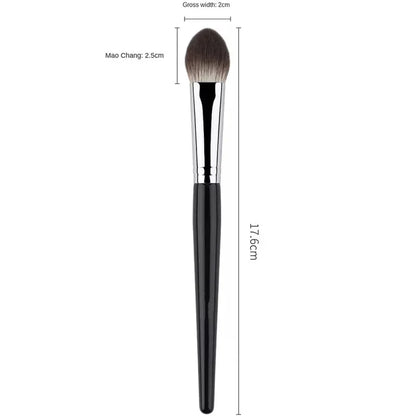 1/2PCS Peach Heart Blusher Brush – kleine flache präzise Bürste für Pulver, Creme & Liquid Blush