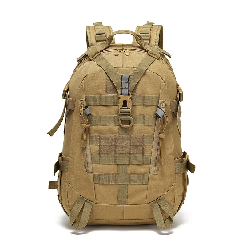 40L Taktischer Reflektiver Rucksack – Militärischer Molle Outdoor Rucksack, Wandern, Camping, Jagd & Reisetasche