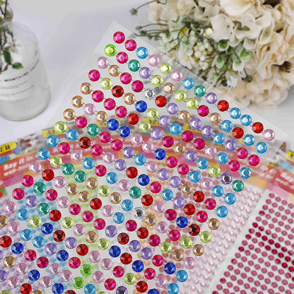 1040/900/504St Acryl Bohrer DIY Kristall Strass Selbstklebende Aufkleber für Telefonhüllen, Karten und Handwerk