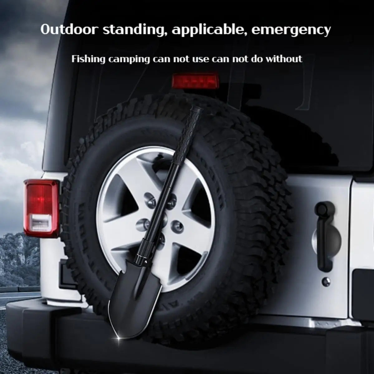 1PC Outdoor Faltbare Camping Shovel – Multifunktionales Wandern Entrenching Tool, Portable Garden & Survival Shovel