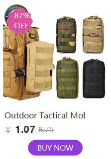 40L Taktischer Reflektiver Rucksack – Militärischer Molle Outdoor Rucksack, Wandern, Camping, Jagd & Reisetasche