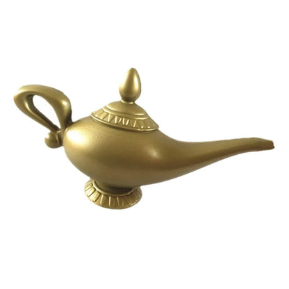 Aladdin Genie Lampe Kostüm Prop – Vintage Deko Teekanne, Retro Magic Lampe Ornament für Halloween, Weihnachten & Party Dekoration