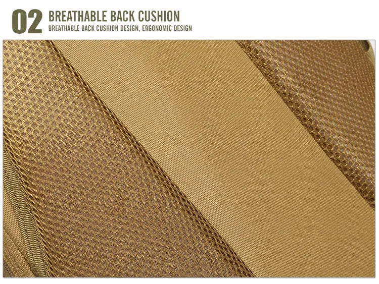 40L Taktischer Reflektiver Rucksack – Militärischer Molle Outdoor Rucksack, Wandern, Camping, Jagd & Reisetasche