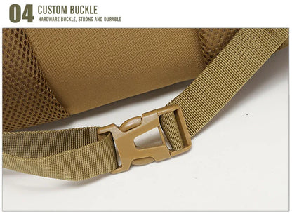 40L Taktischer Reflektiver Rucksack – Militärischer Molle Outdoor Rucksack, Wandern, Camping, Jagd & Reisetasche