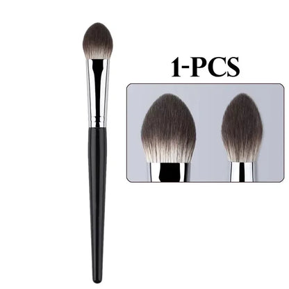 1/2PCS Peach Heart Blusher Brush – kleine flache präzise Bürste für Pulver, Creme & Liquid Blush