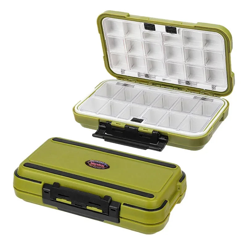 Premium Wasserdichte Doppel-Sided Fishing Tackle Box – Multifunktional Bait & Tool Organizer